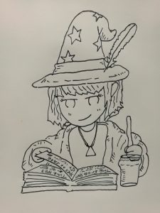  Sketch of a witch